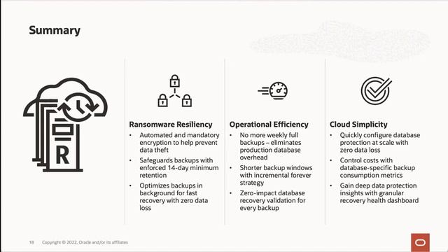 Introducing the Oracle Database Zero Data Loss Autonomous Recovery Service смотреть онлайн