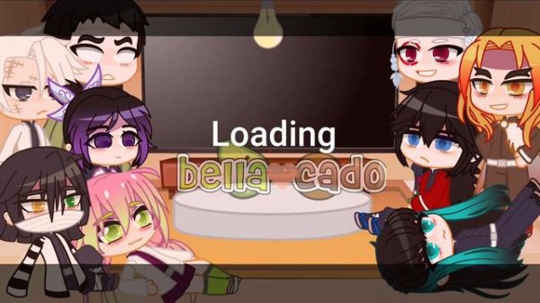 Hashira react to Diluc | Genshin Impact | gacha club | bella_cado