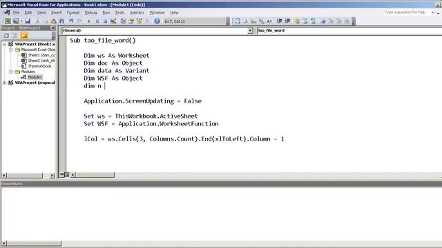 Hướng dẫn soạn thảo văn bản word từ excel - Học VBA trong Excel 5 смотреть онлайн