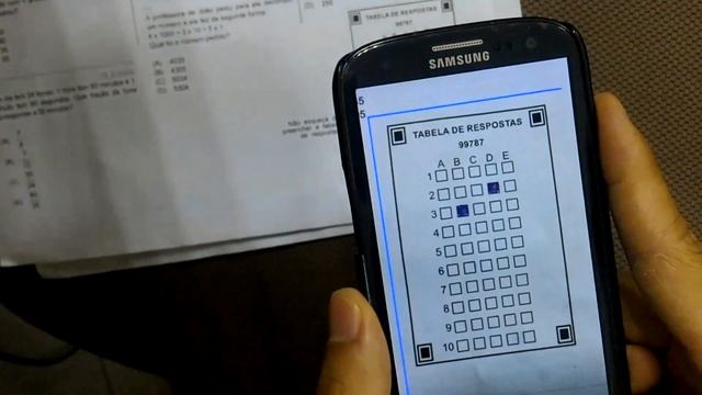 Realtime Android OpenCV OCR recognize table object and extra data OMR - Auto exam Grading смотреть онлайн