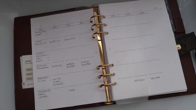 Plan With Me | Louis Vuitton GM Agenda смотреть онлайн