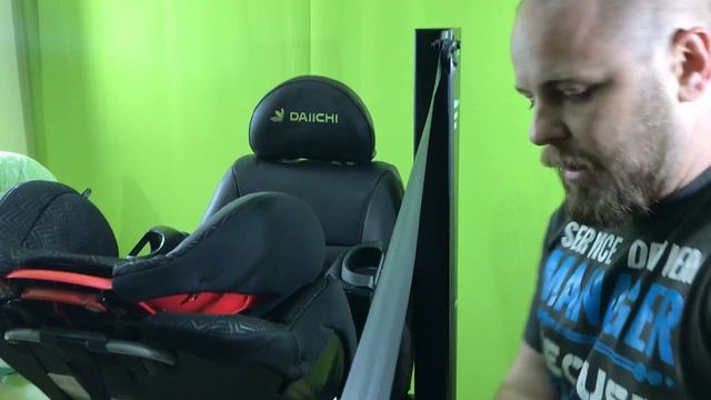 Как установить автокресло Evenflo Symphony LX - с изофикс или штатными ремнями автомобиля.