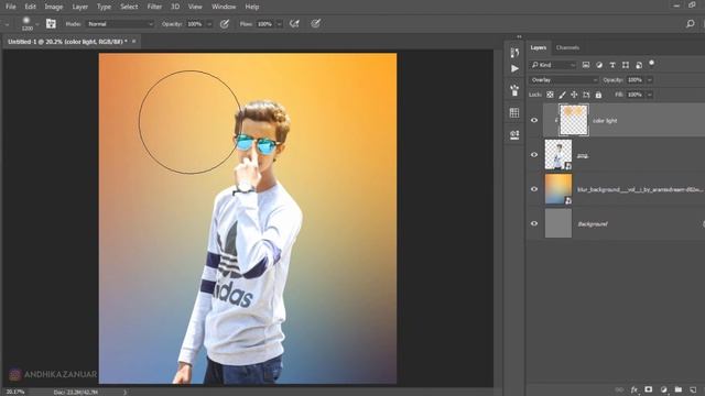 Photoshop Tutorial - Change Background and Gradient Color Into Photo смотреть онлайн