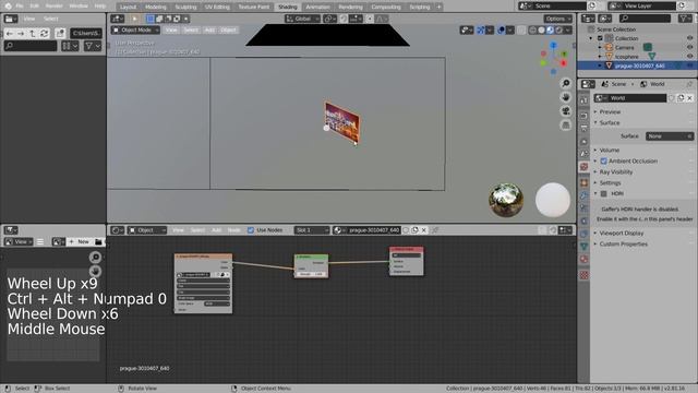How to emit light from a photograph Blender Tutorial смотреть онлайн