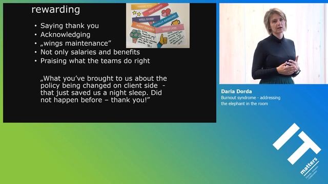 Daria Dorda - Burnout syndrome – addressing the elephant in the room смотреть онлайн