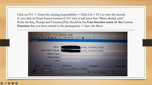 Custom Menu in Oracle MSCA смотреть онлайн
