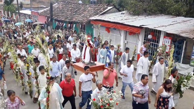 Procesión domingo de Ramos semana Santa 2019 en Amatlán смотреть онлайн