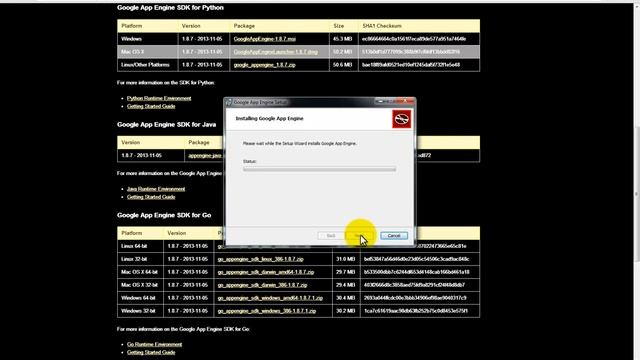 Part 1: Installing Google App Engine SDK for Python and hosting a static HTML page смотреть онлайн