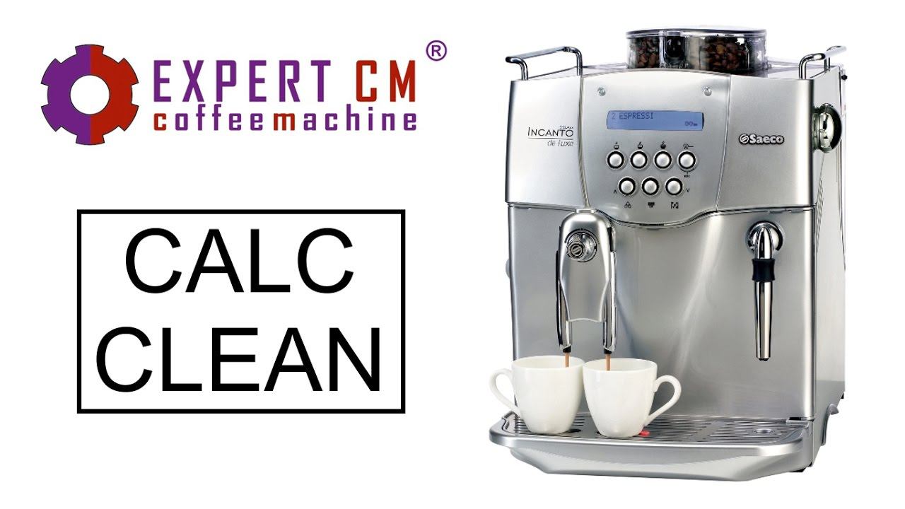 Чистка от накипи кофемашины Saeco Incanto De Luxe смотреть онлайн
