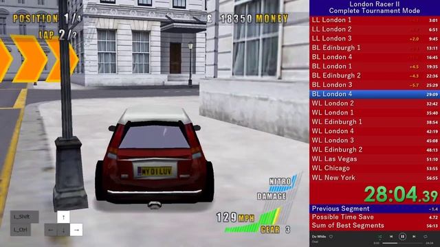 London Racer 2 - All Races speedrun 56:10 RTA Old WR смотреть онлайн