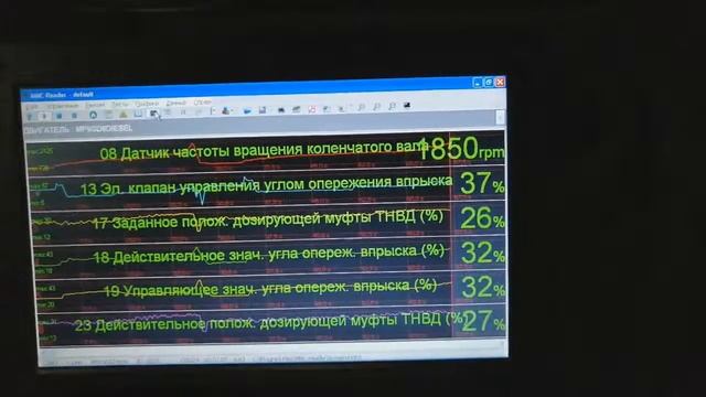 Снятие параметров с насоса Паджеро 3 дизель. смотреть онлайн
