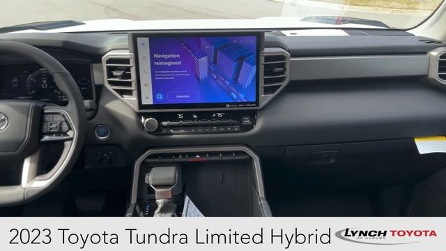 2023 Toyota Tundra Limited Hybrid in Ice Cap Stock# 37254 смотреть онлайн