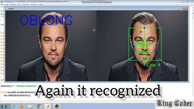 Face Shape detection Using Machine Learning (python) ¦ Vaibhav Gondaliya смотреть онлайн