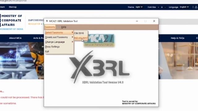 MCA XBRL TOOL Validation Process II Convert XBRL Instance File to PDF II MCA xbrl tool Process смотреть онлайн
