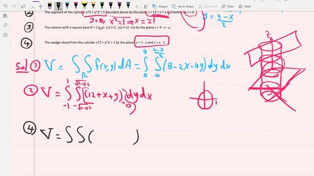 4.2 Area, volume and improper integral in double integrals смотреть онлайн