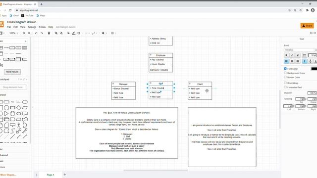 Creating UML Class Diagrams using Draw.io смотреть онлайн