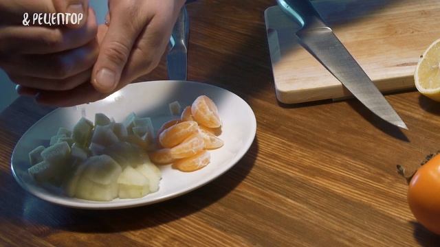 Фруктовый салат с йогуртом. Высокая кухня за 100 рублей [ Рецепты от Рецептор ] смотреть онлайн