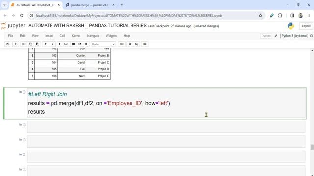 Pandas Inner Join Outer Left Right Cross Join смотреть онлайн