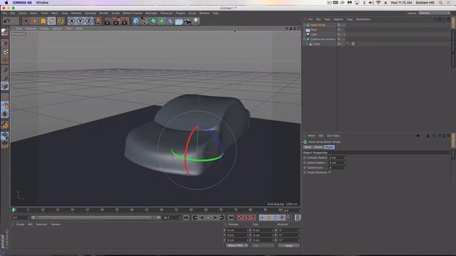 How To Create A Wireframe, Blueprint, Or Netting In Cinema 4D