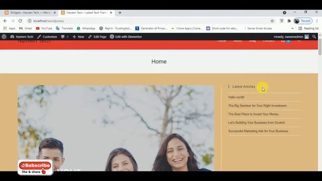WordPress Widget / Implement Advance Features in WordPress Website смотреть онлайн