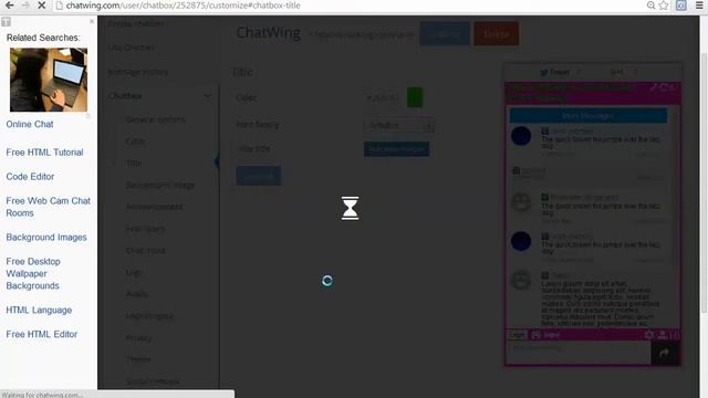 streaming video websites Chatwing Embed group chat IFrame HTML Javascipt смотреть онлайн