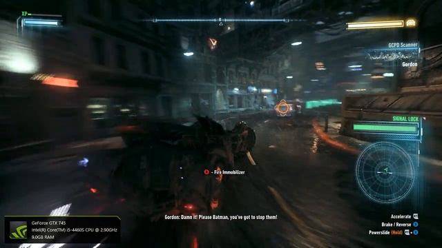 Batman Arkham Knight! ON NVIDIA GTX 745! PC GAMEPLAY! смотреть онлайн
