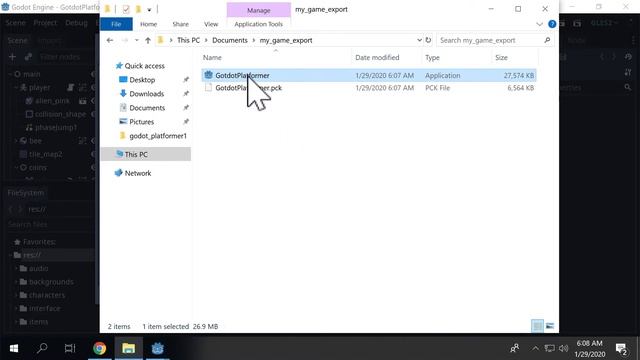 Exporting your Godot game смотреть онлайн