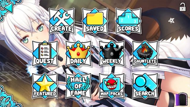 ANUBIS TEXTURE PACK (WHITE/CYAN) / (Medium & High) (Android & Steam) | Geometry Dash [2.11]