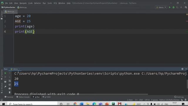 Variables in Python | Declaring and Initialising variable in Python | Python Tutorial for beginners смотреть онлайн