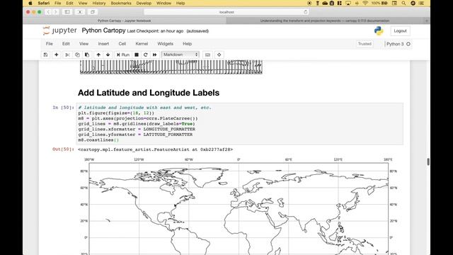 Python Introduction to Cartopy смотреть онлайн