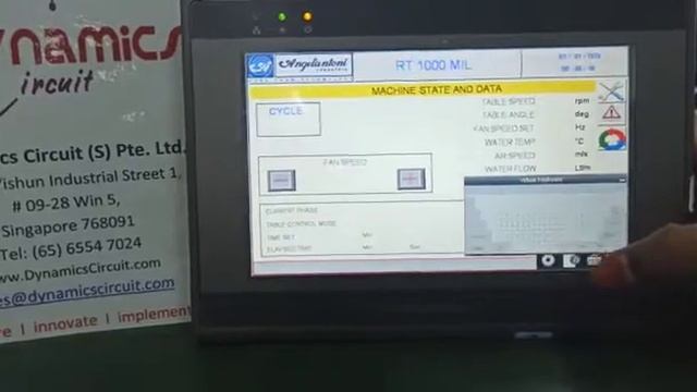 Weintek MT8070iH Touch Screen Display Repairs by Dynamics Circuit (S) Pte. Ltd. смотреть онлайн