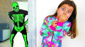 Милана и папа - история на ночь со скелетом