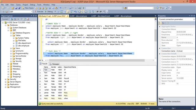 3- Sql server .... JOIN Tables together смотреть онлайн