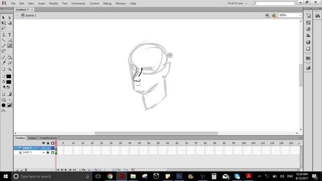 How to make the brush look good in Adobe Flash / Why your lines look ugly when you draw in Flash смотреть онлайн