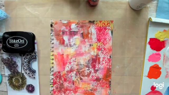 Mixed Media Background