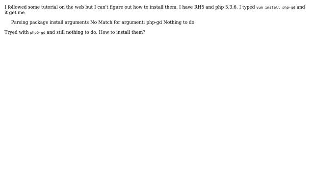 DevOps & SysAdmins: Can't install gd library on RedHat5 and php 5.3.6 (2 Solutions!!) смотреть онлайн