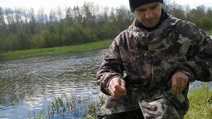 весенняя рыбалка со спиннингом с берега часть 2