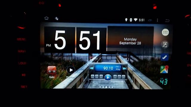 quad core android car radio installed in to Greatwalll X200 (H5) смотреть онлайн