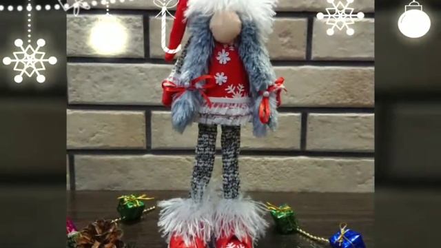 Новогодние гномы - идея для подарков. смотреть онлайн