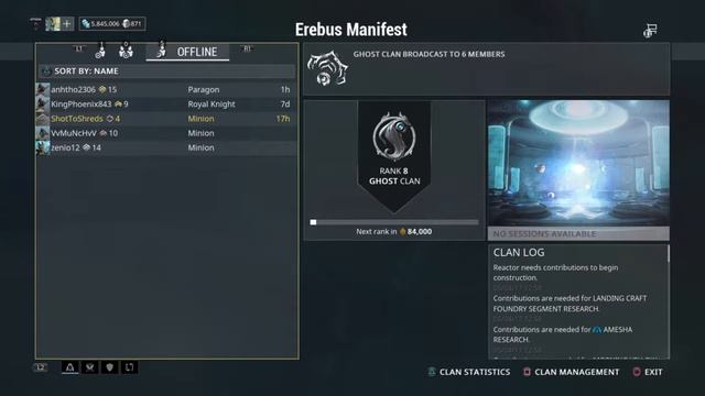 KRTW Warframe Clan Progress Pt5 смотреть онлайн