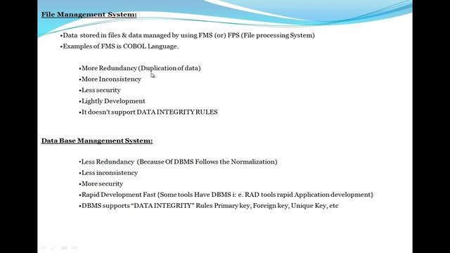 DBMS in Telugu-introduction to database - Telugu-Lesson-1 смотреть онлайн