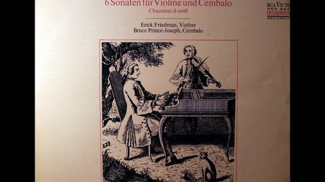 Bach Sonata No. 4 for Violin and Harpsichord, Erick Friedman & Bruce Prince-Joseph смотреть онлайн