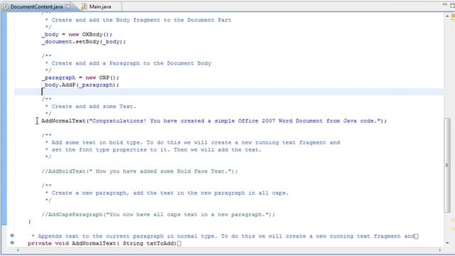 DrDev Officexml SDK (Java) video tutorials - Part 3 смотреть онлайн