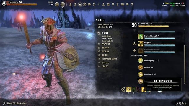 Templar Tank Build PvE "Paladin" - Dragon Bones DLC The Elder Scrolls Online ESO смотреть онлайн