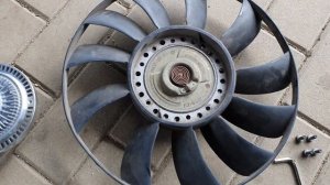 замена вискомуфты вентилятора на пассат б5. часть1