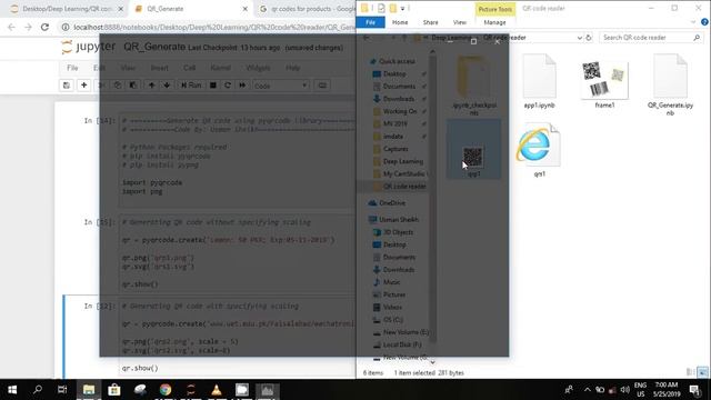 Generate QR code using python pyzbar (Step by Step) смотреть онлайн