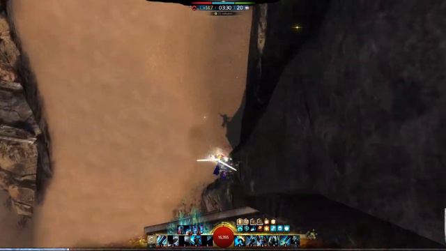 Enemy revenant runs away, jumps off cliff, and dies🤣 Guild Wars 2 WvW смотреть онлайн