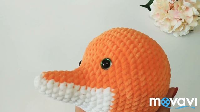 ВЯЗАНАЯ ИГРУШКА // ЛИСИЧКА ИЗ ПЛЮШЕВОЙ ПРЯЖИ