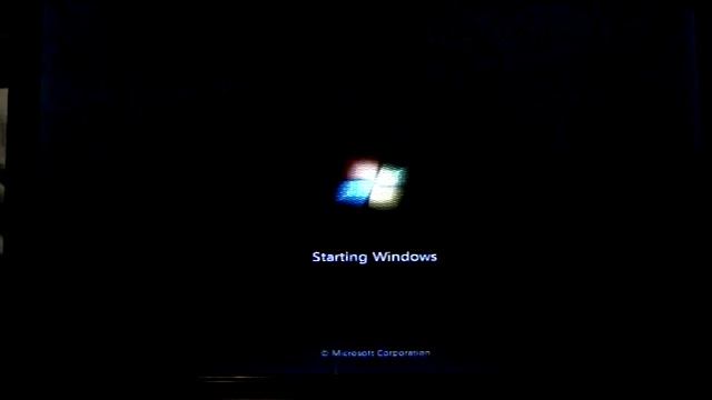 MSI U230 Window 7 Boot Up