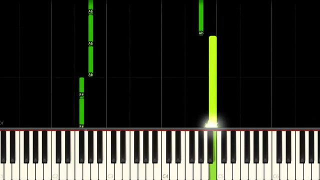 GLADIATOR THEME - EASY Piano Tutorial смотреть онлайн